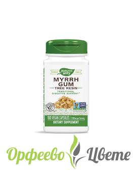 ХРАНИТЕЛНИ ДОБАВКИ Детоксикация Myrrh Gum Tree Resin/ Смирна (смола) 550 mg х 100 капсули